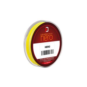 DELPHIN HERO 4, 15m, 0,14mm, 9.1kg / 20,06lbs, Πλεγμένο νήμα ψαρέματος, 15μ,  φλούο κίτρινο, 101001777