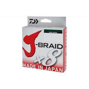 DAIWA J-Braid X8, 300m, πράσινο, 8 φορές πλεγμένες πετονιές ψαρέματος