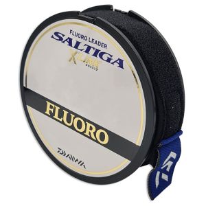 DAIWA SALTIGA X‘LINK FLUOROCARBON LEADER, 30m, 0,33mm, 7.3kg / 16,09lbs, transparent, Leader Fishing Line, 12956-533