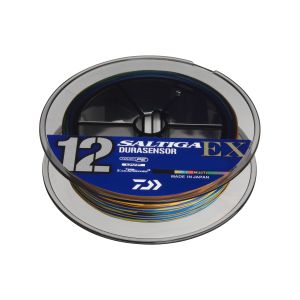 DAIWA Saltiga DURASENSOR 12 BRAID EX+Si3, 0,55mm, 59kg / 130,07lbs, πολύχρωμο, Πλεγμένο νήμα ψαρέματος